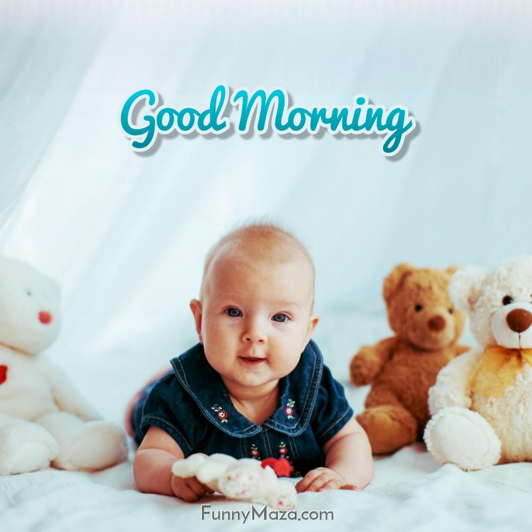 Good Morning Images With Beautiful Baby