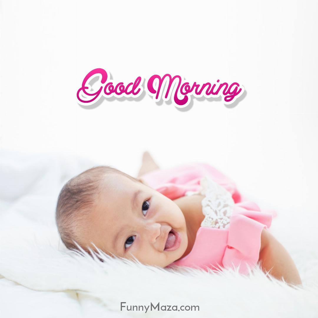 Good Morning Images With Cute Baby