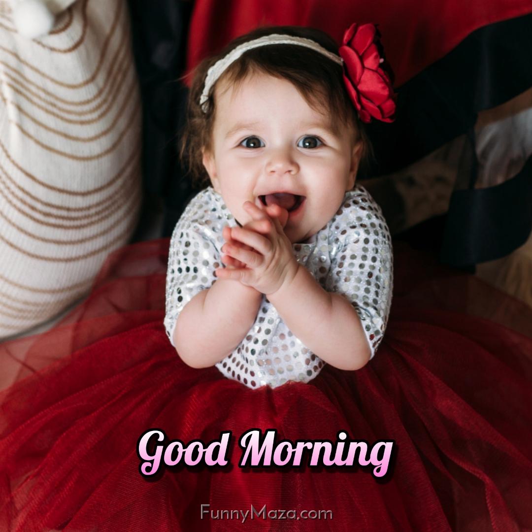 Small Baby Girl Good Morning Images