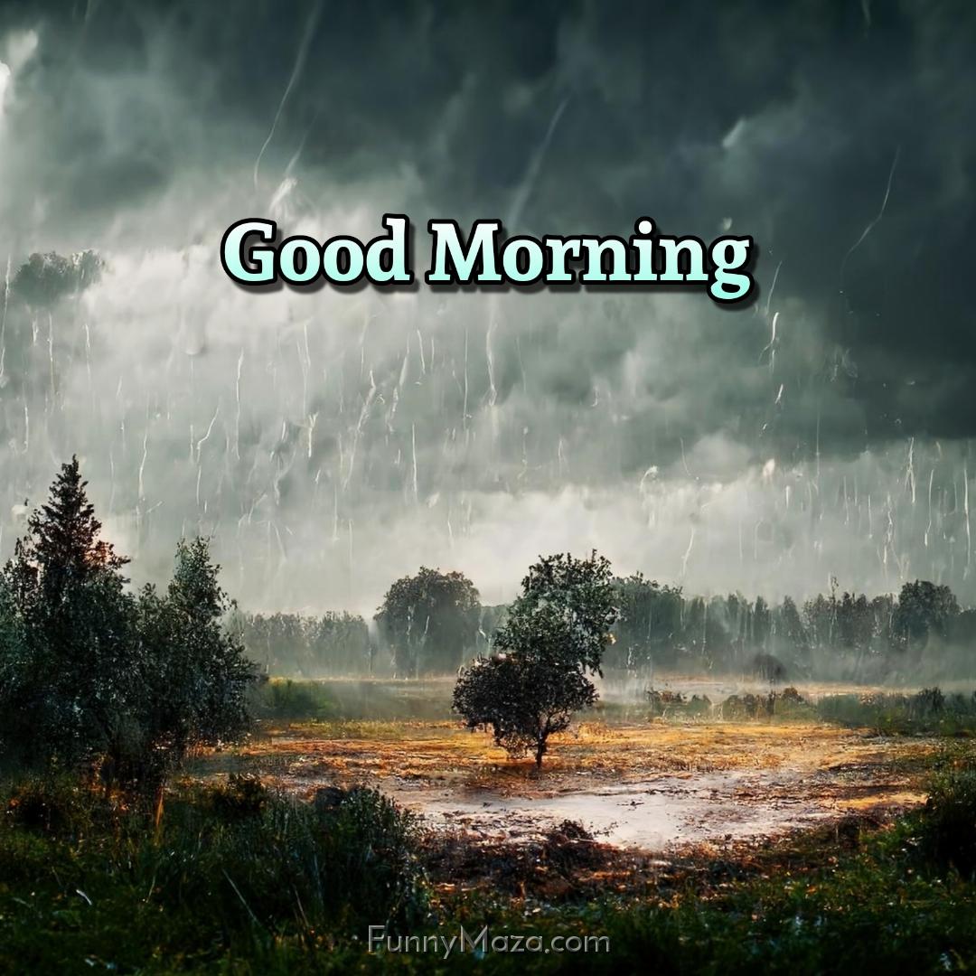 Cloudy Rainy Good Morning Images