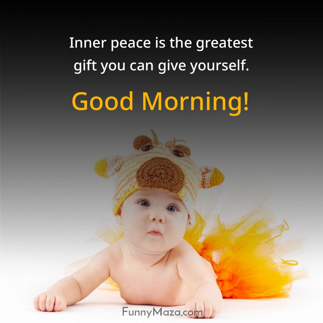 Inner peace is the greatest gift you can give yourself