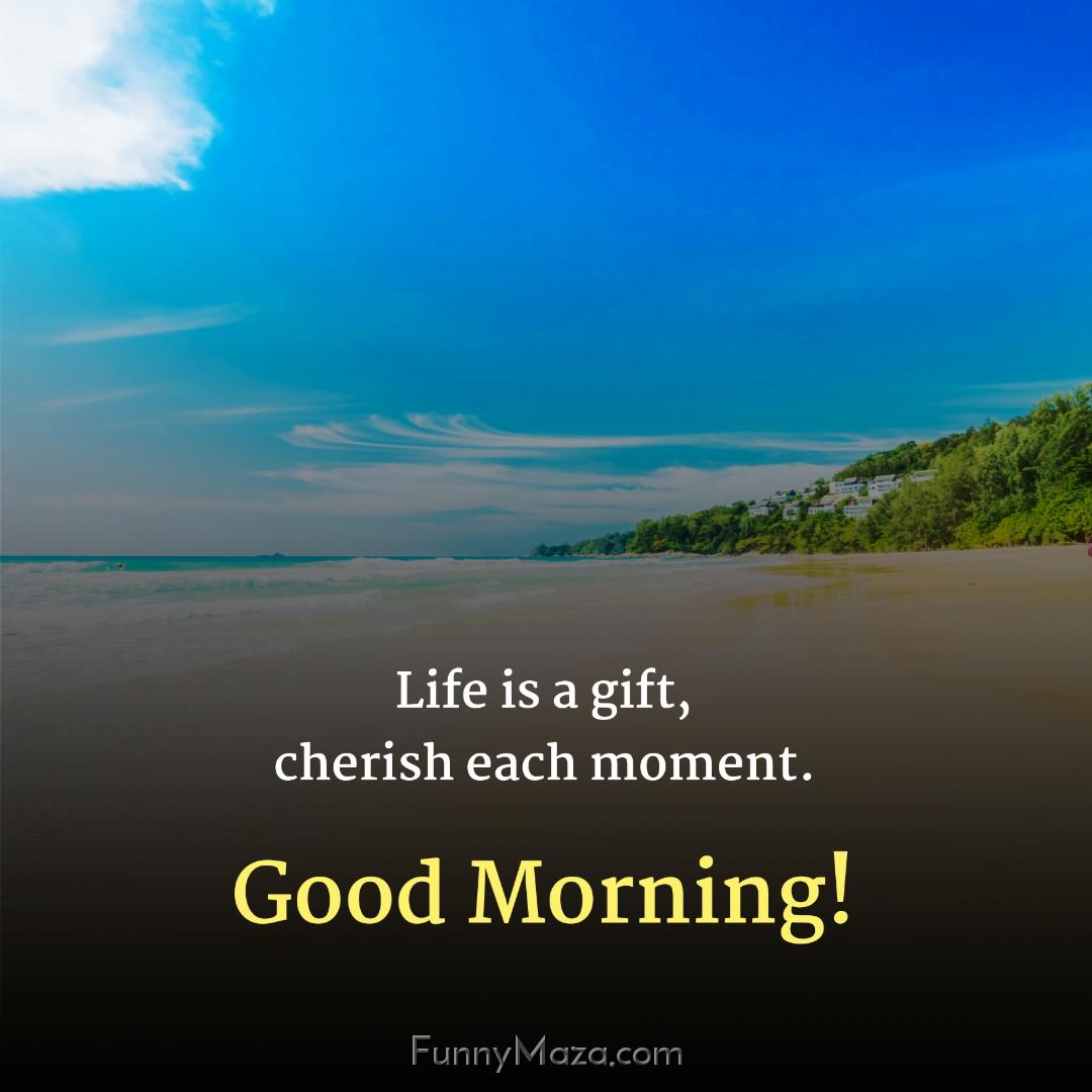 Life is a gift cherish each moment