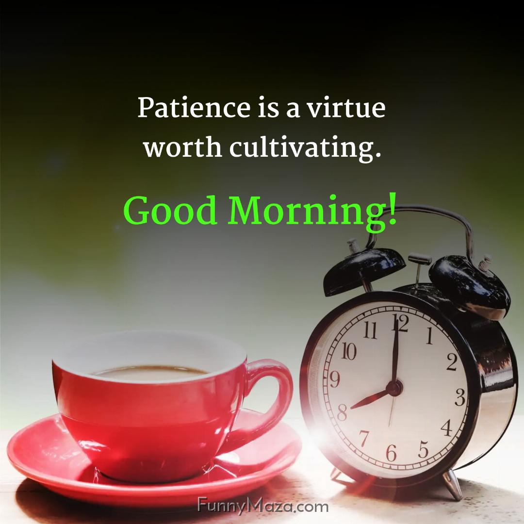 Patience is a virtue worth cultivating