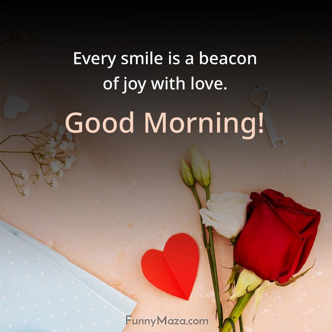 Every smile is a beacon of joy with love