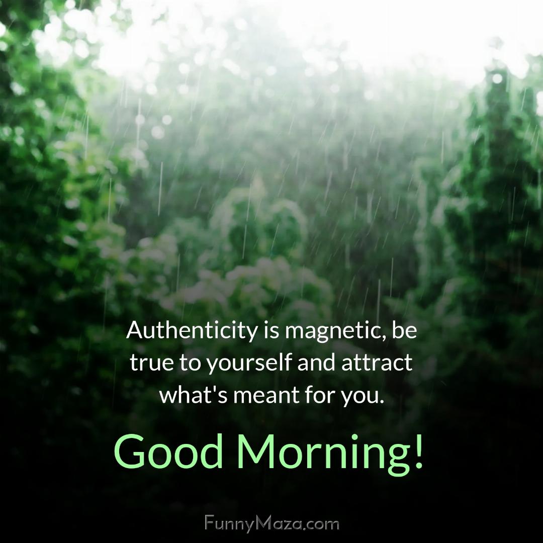 Authenticity is magnetic be true to yourself and attract what's meant