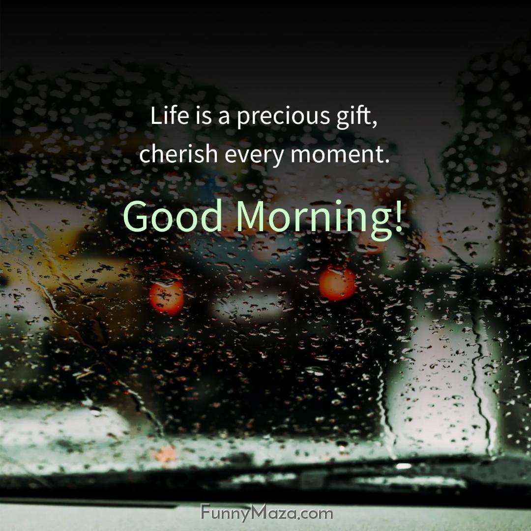 Life is a precious gift cherish every moment