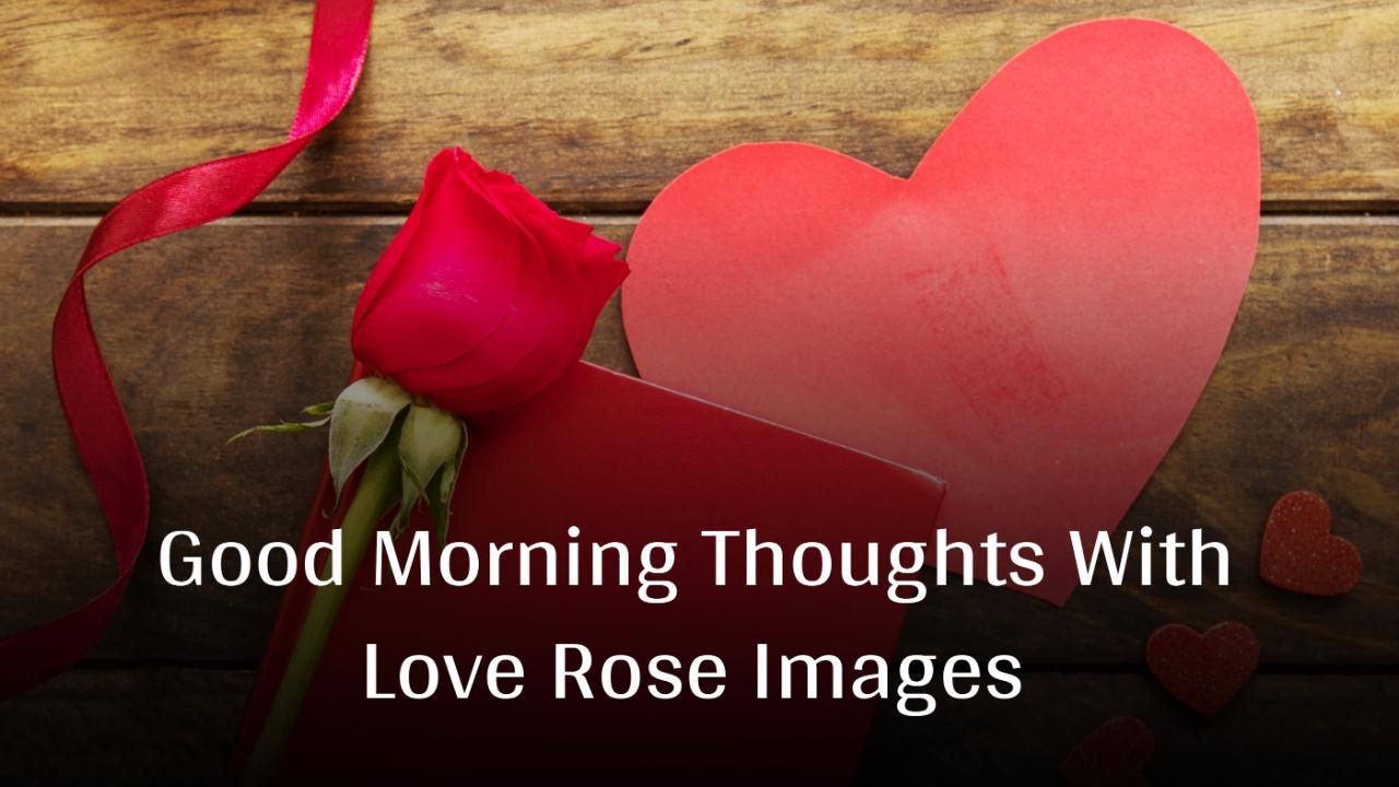 Good Morning Thoughts With Love Rose Images