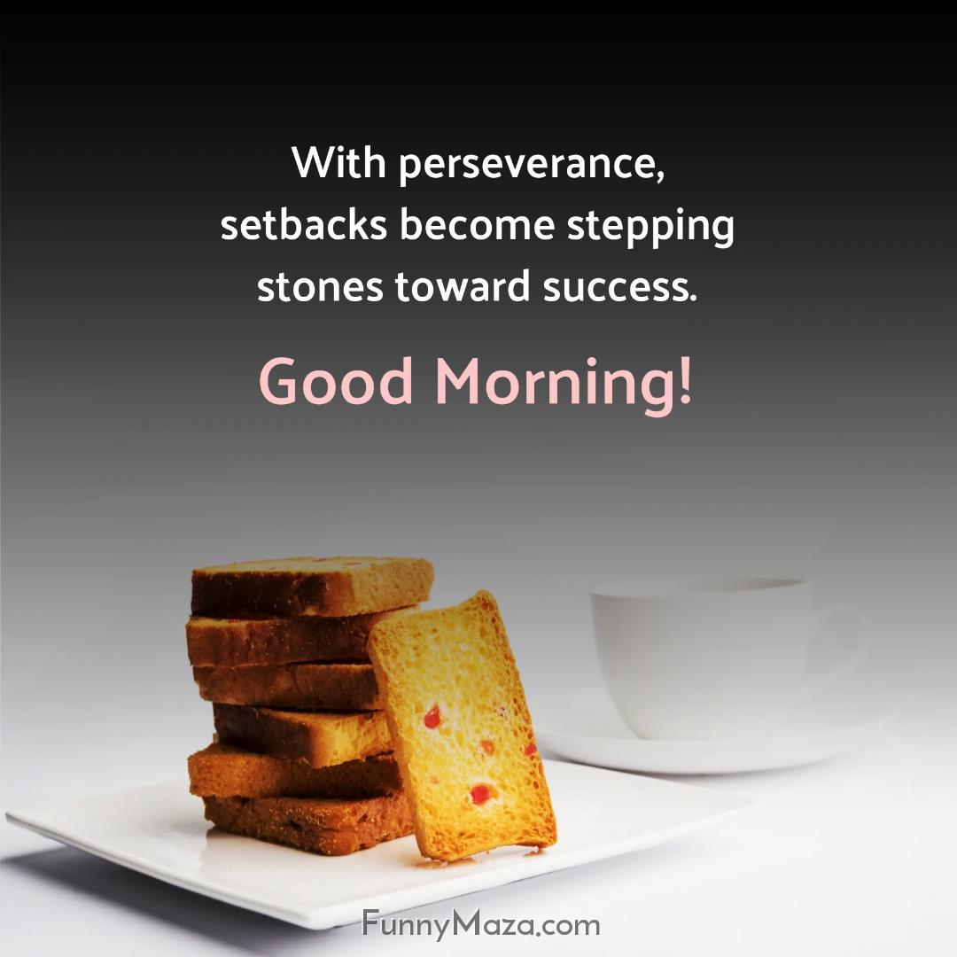 With perseverance setbacks become stepping stones toward success