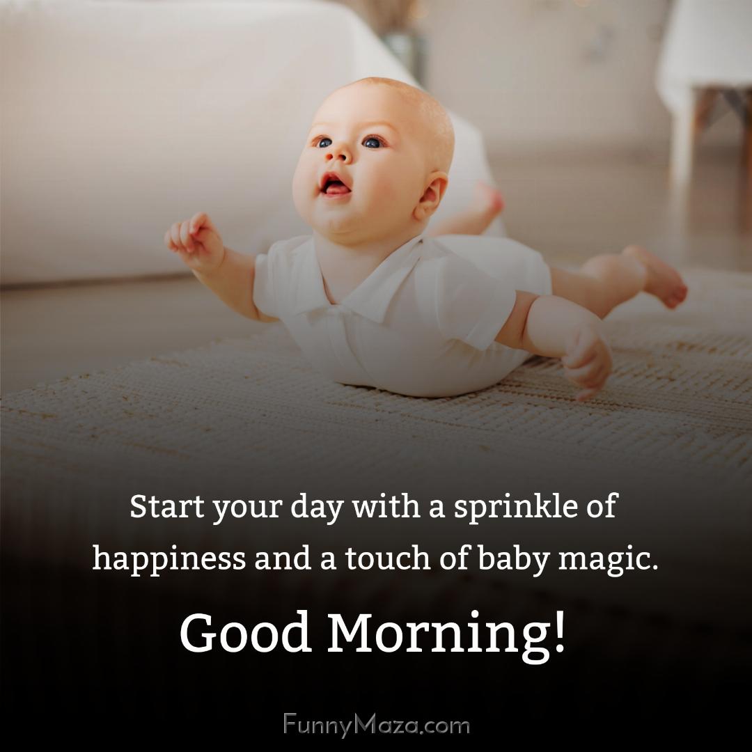 Start your day with a sprinkle of happiness and a touch