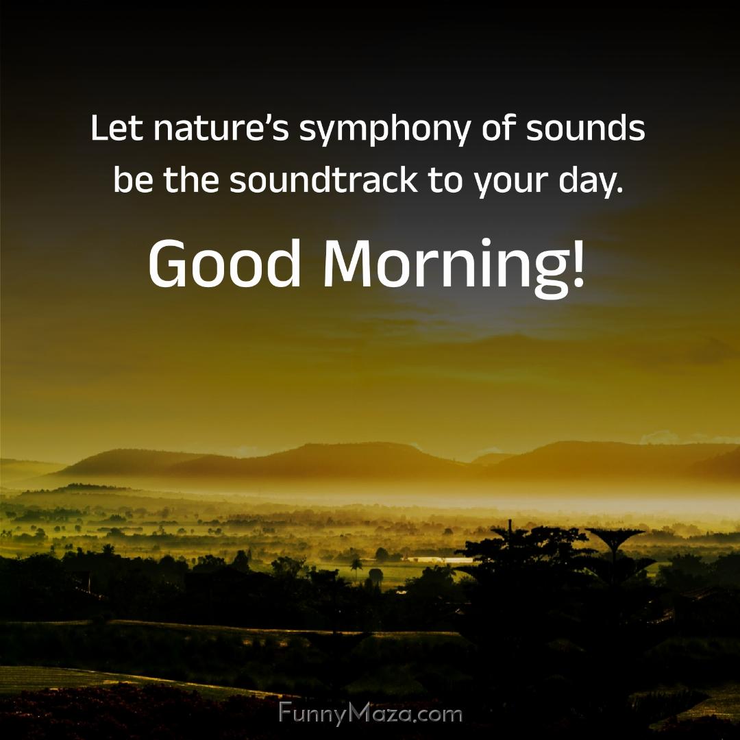 Let nature’s symphony of sounds be the soundtrack to your day