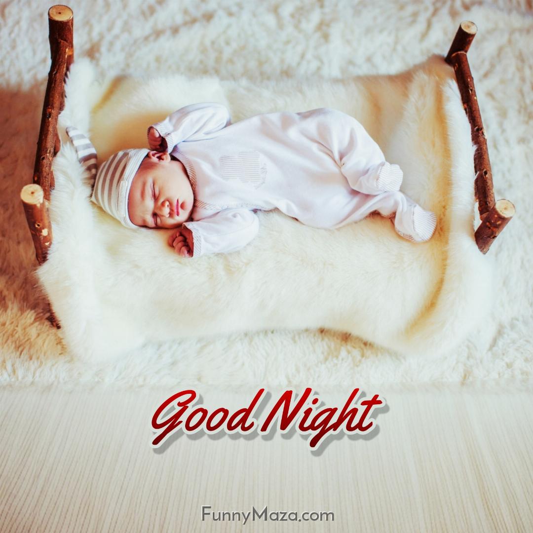 Good Night Images With Beautiful Baby