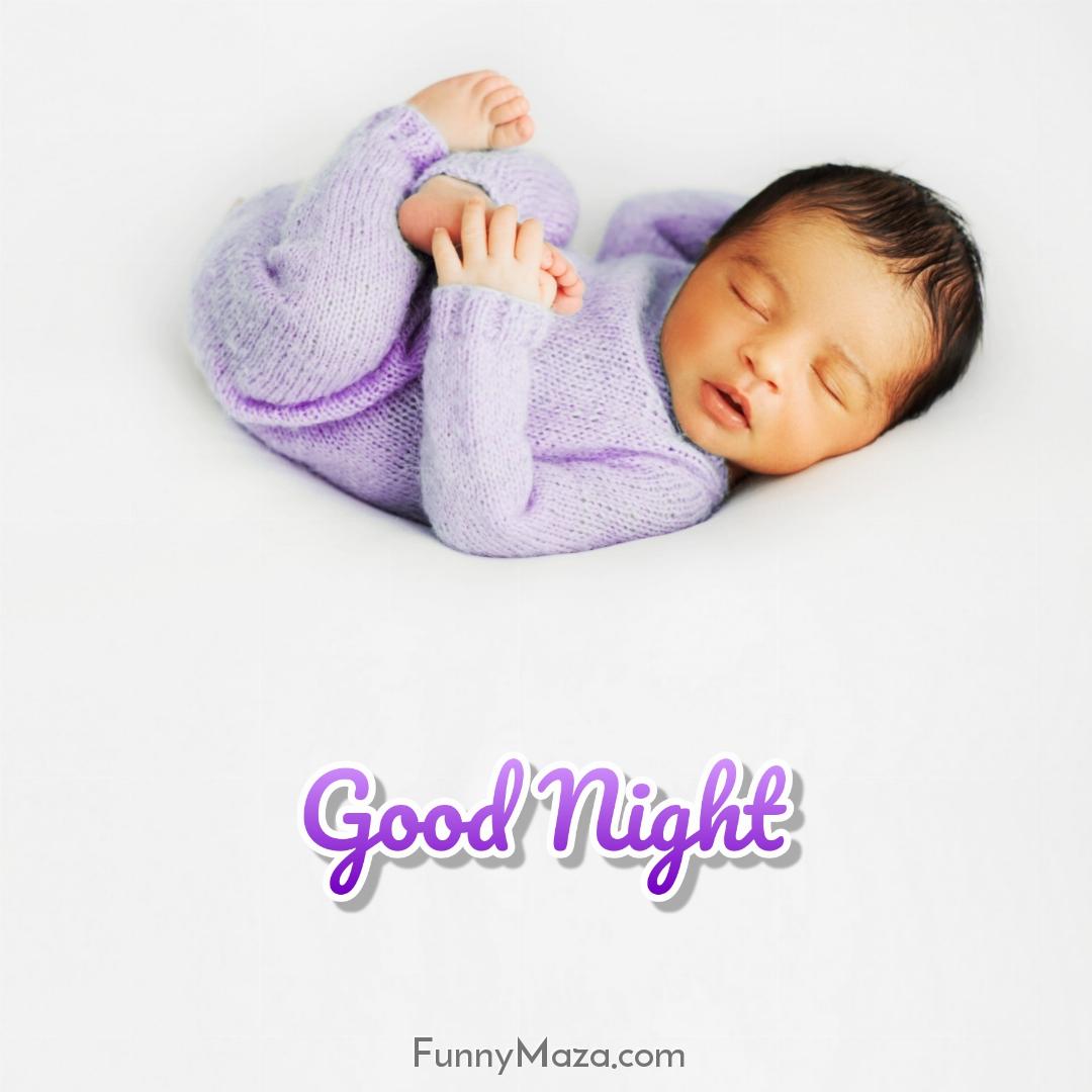 Good Night Small Baby Images