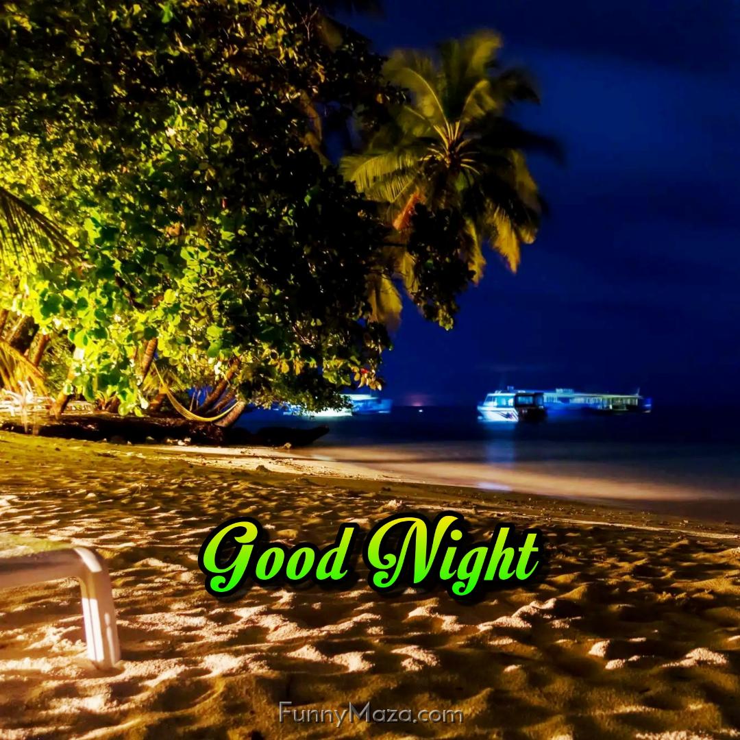 Good Night Beach Images HD Download