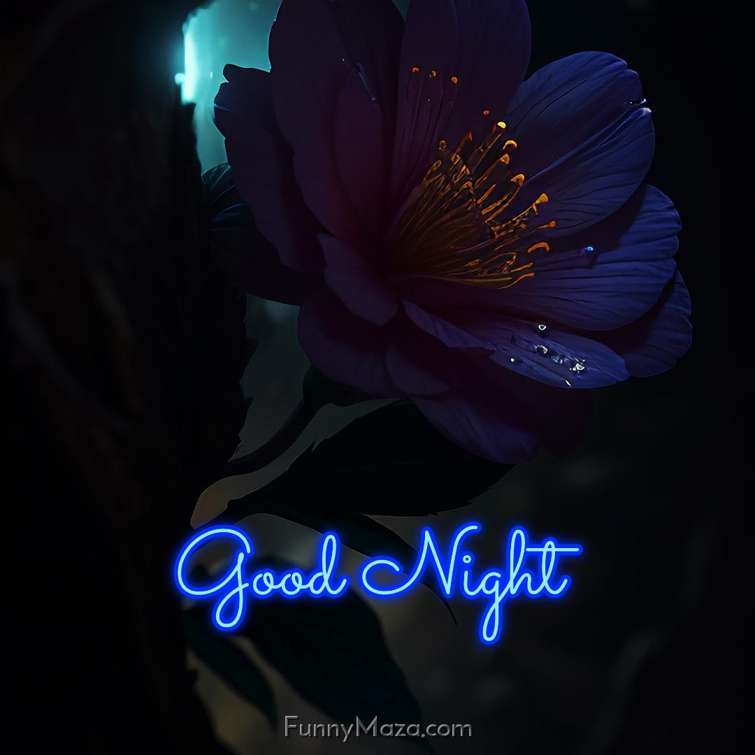 Good Night Flowers Images For Whatsapp