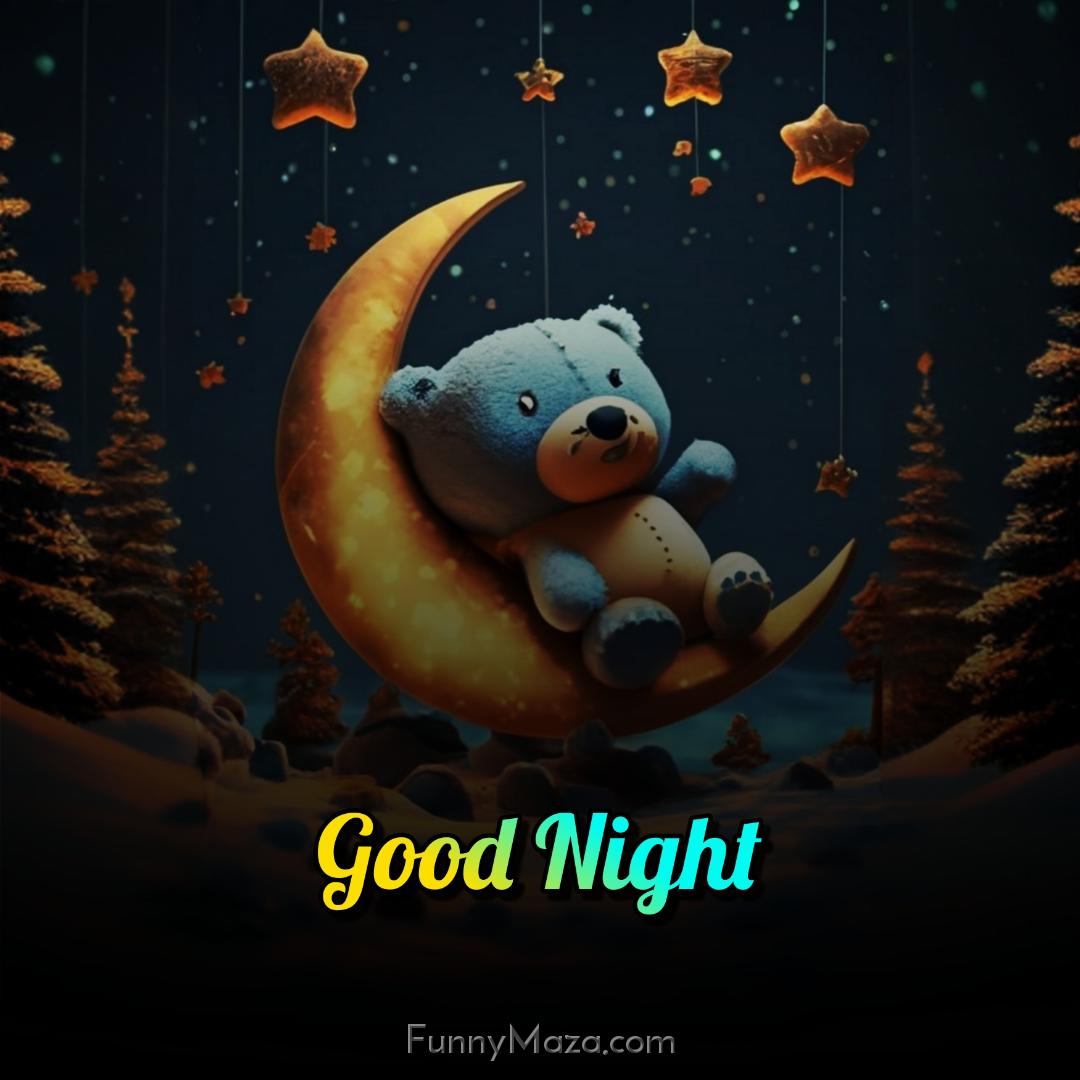 Good Night Teddy Bear Images HD Download