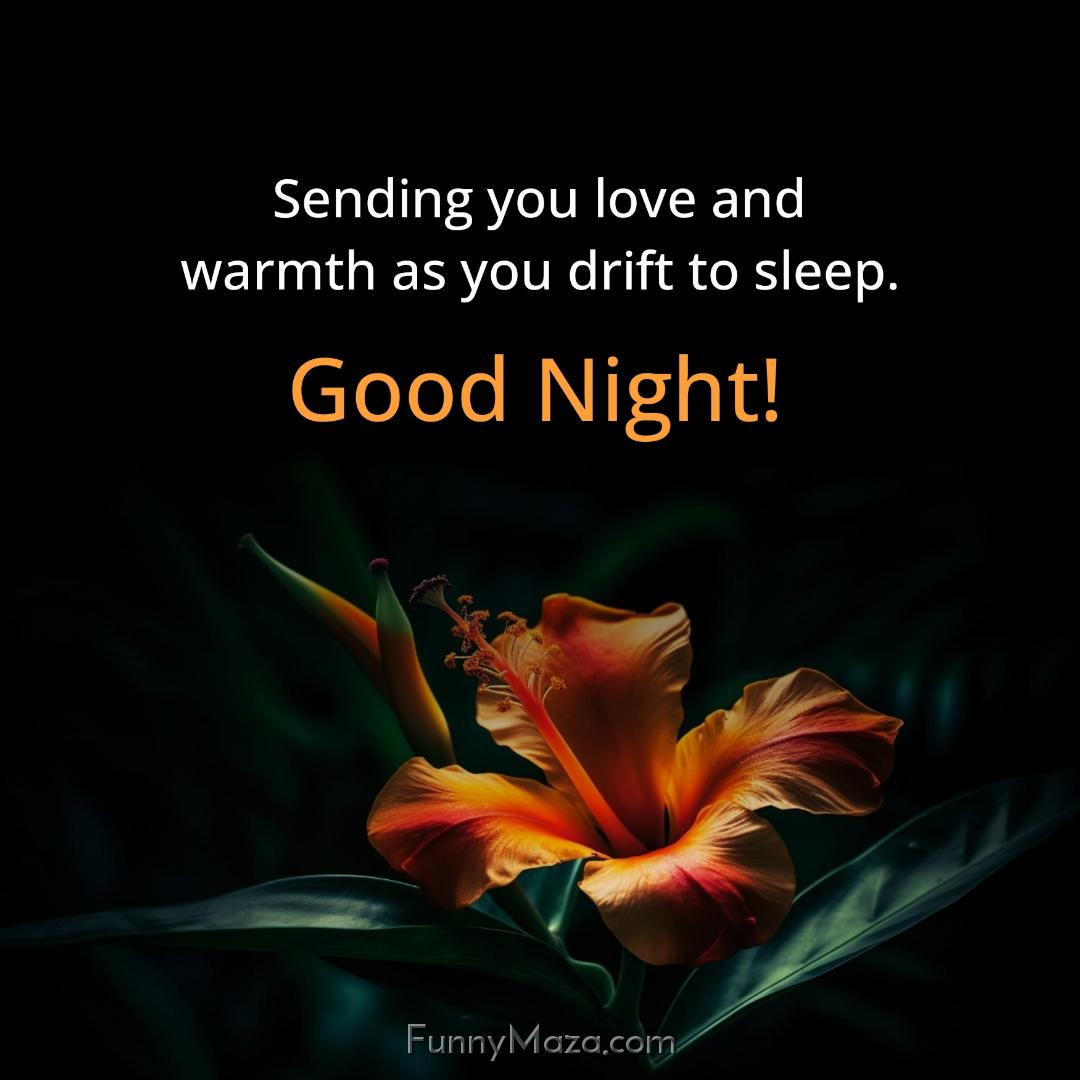 Sending you love and warmth as you drift to sleep