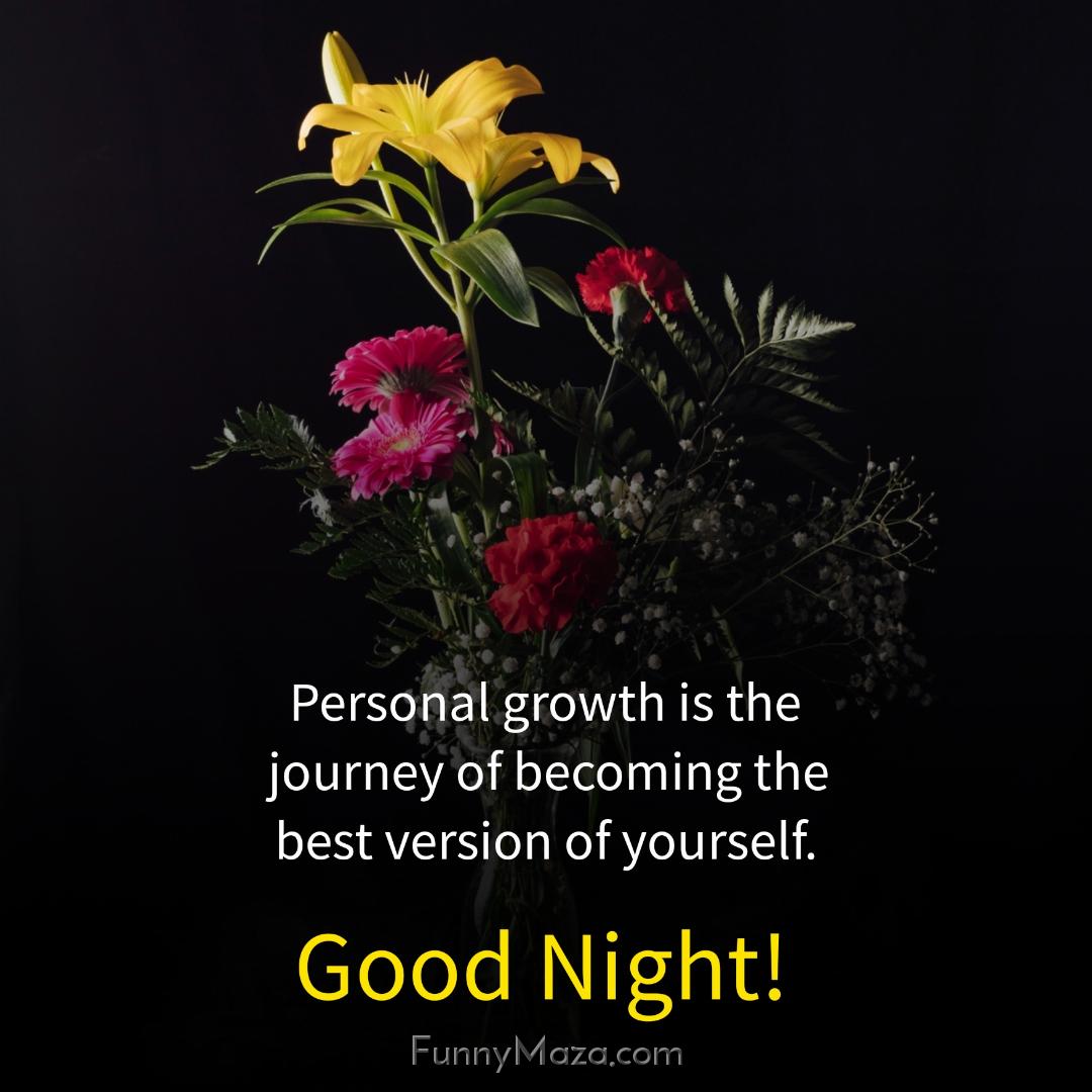 Personal growth is the journey of becoming the best version of