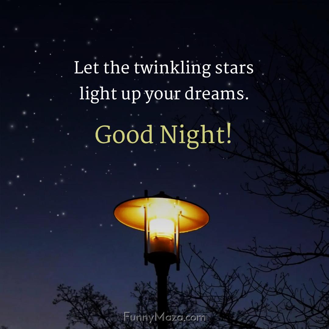 Let the twinkling stars light up your dreams