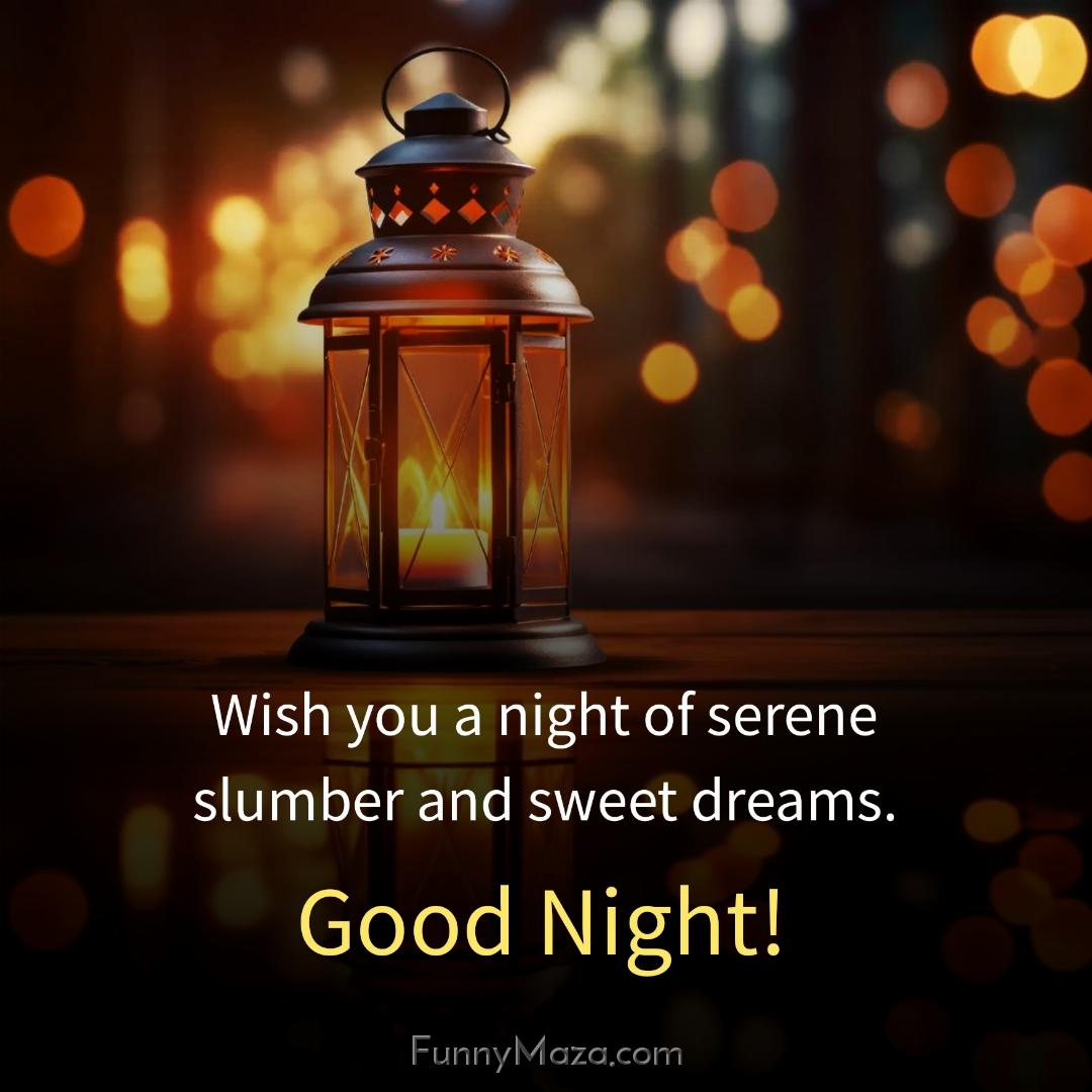 Wish you a night of serene slumber and sweet dreams