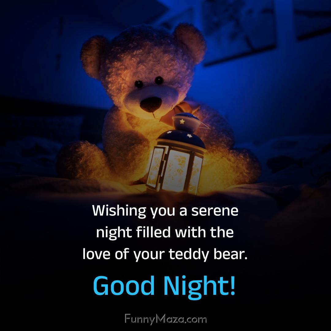 Wishing you a serene night filled with the love of your