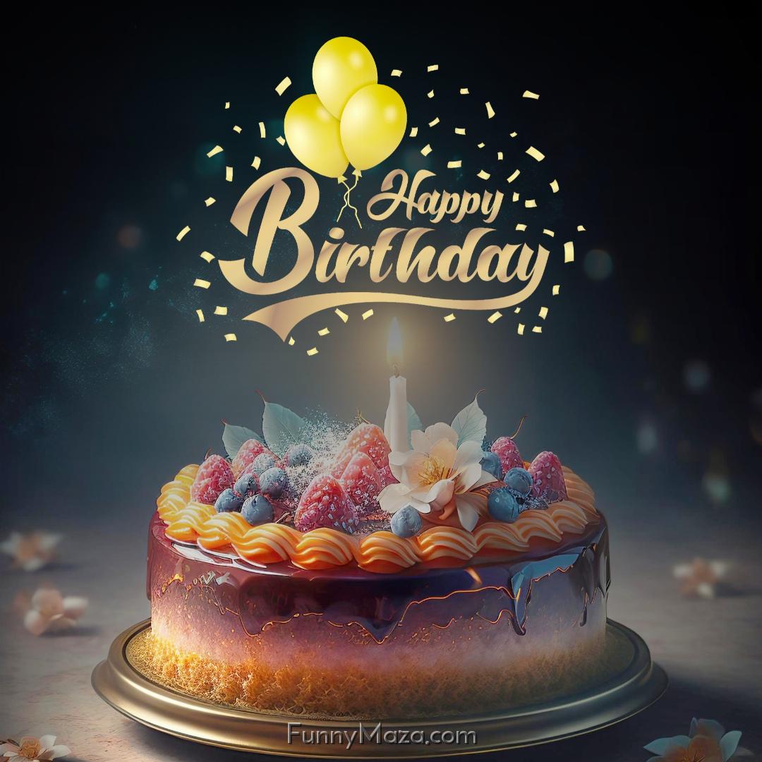 Beautiful Happy Birthday Cake Images