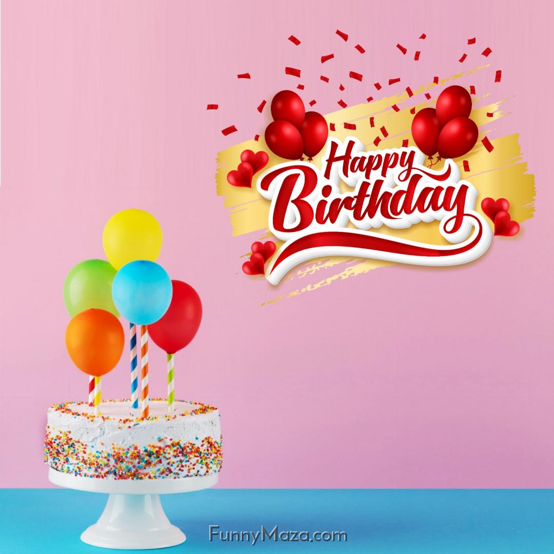 Happy Birthday Cake Balloon Images