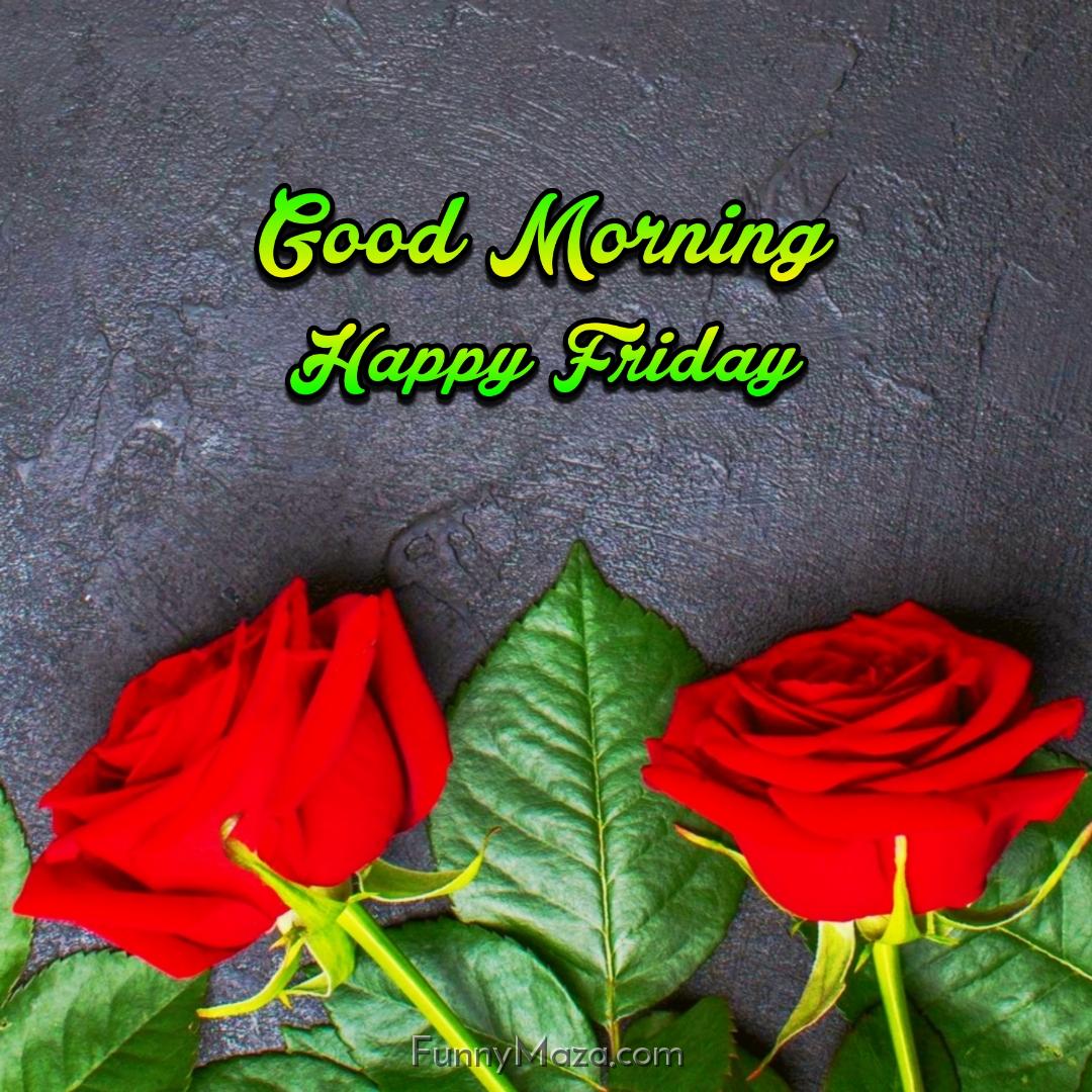 Good Morning Happy Friday Rose Love Wallpaper