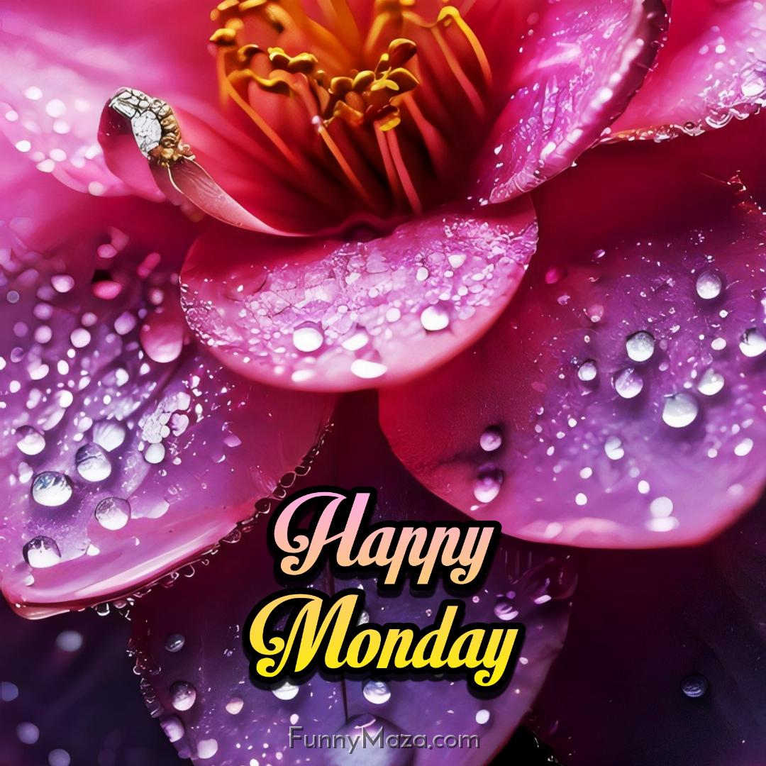 Beautiful Monday Dew Drops Images