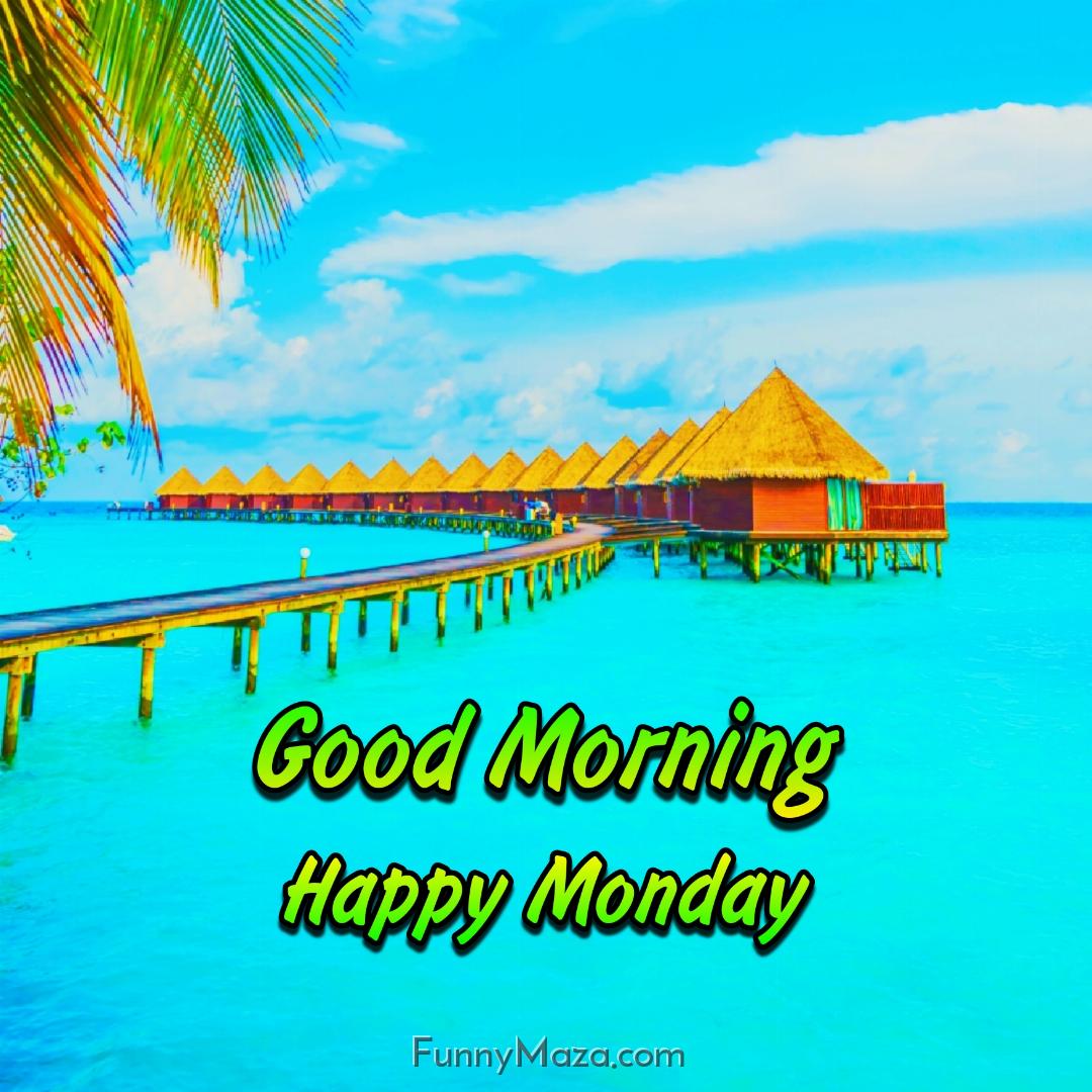 Good Morning Happy Monday Beach Wallpaper