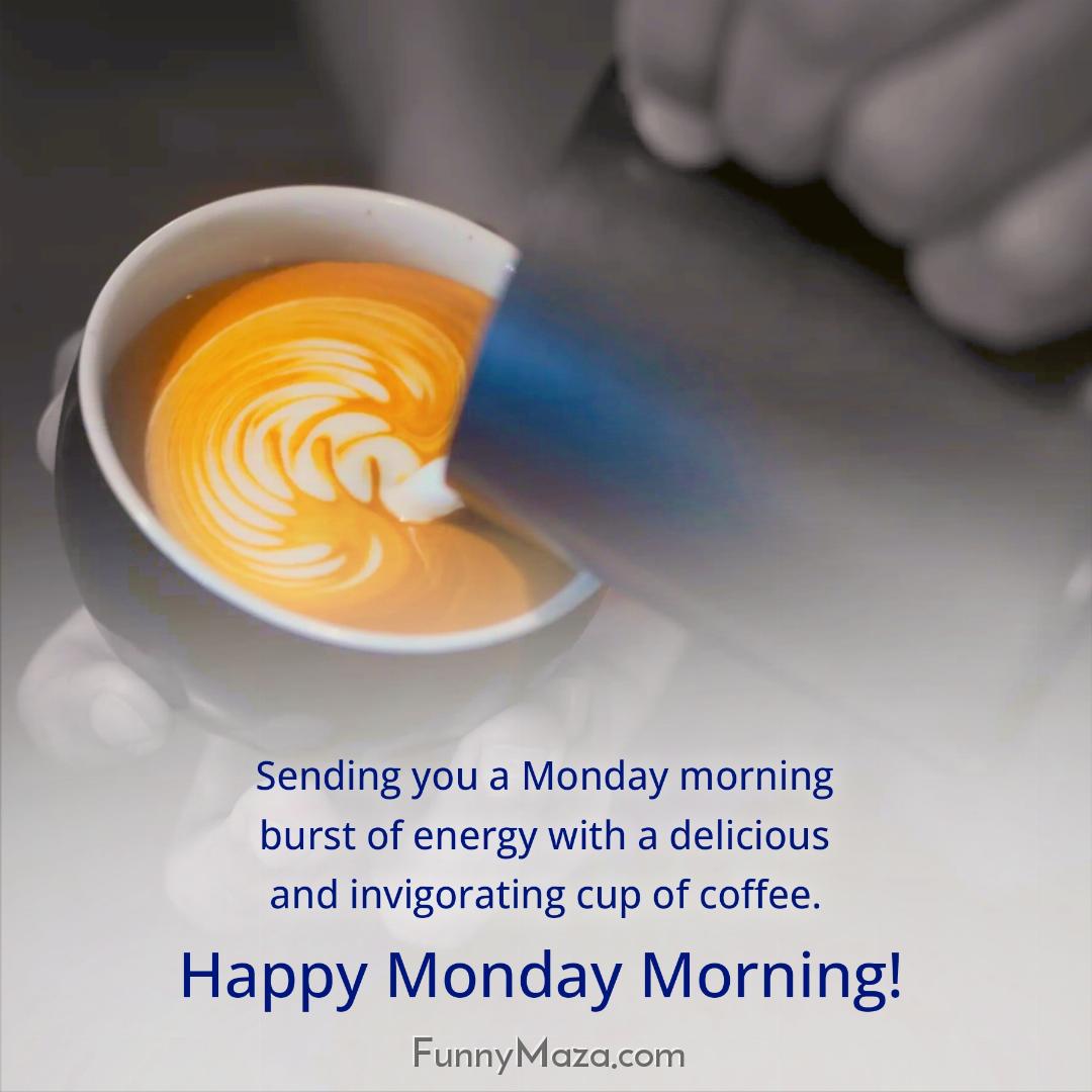 Sending you a Monday morning burst of energy with a delicious