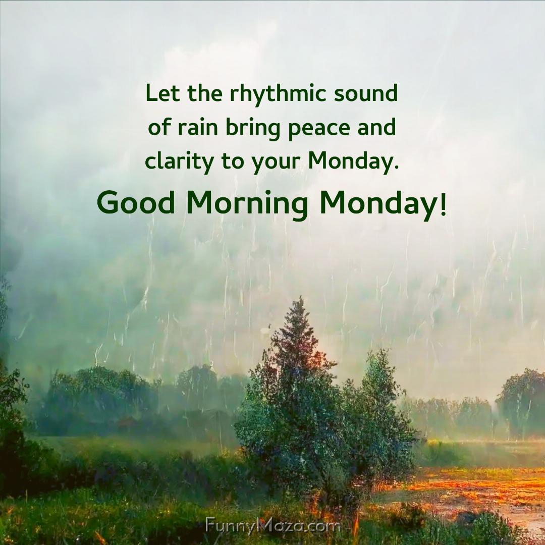 Let the rhythmic sound of rain bring peace and clarity to