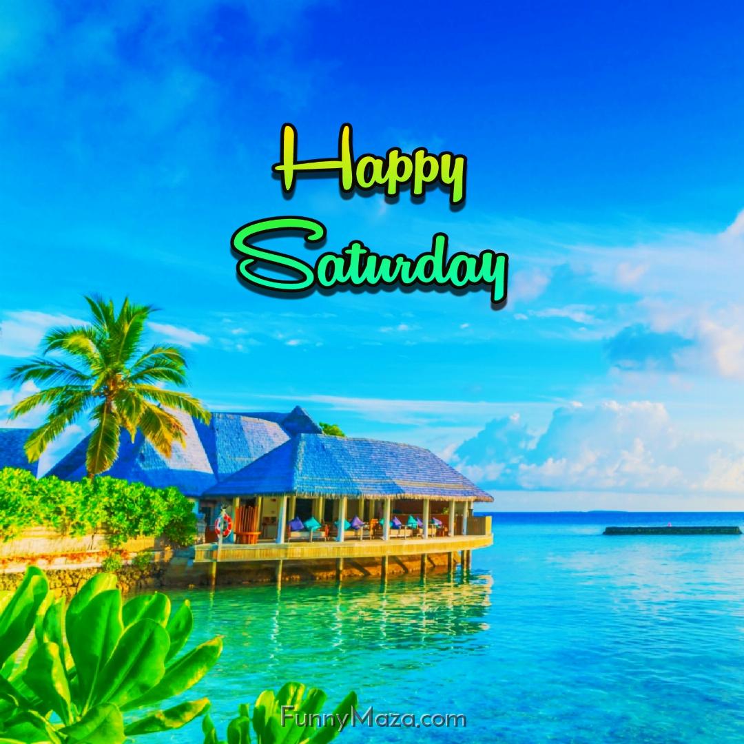 Happy Saturday Beach Wallpaper