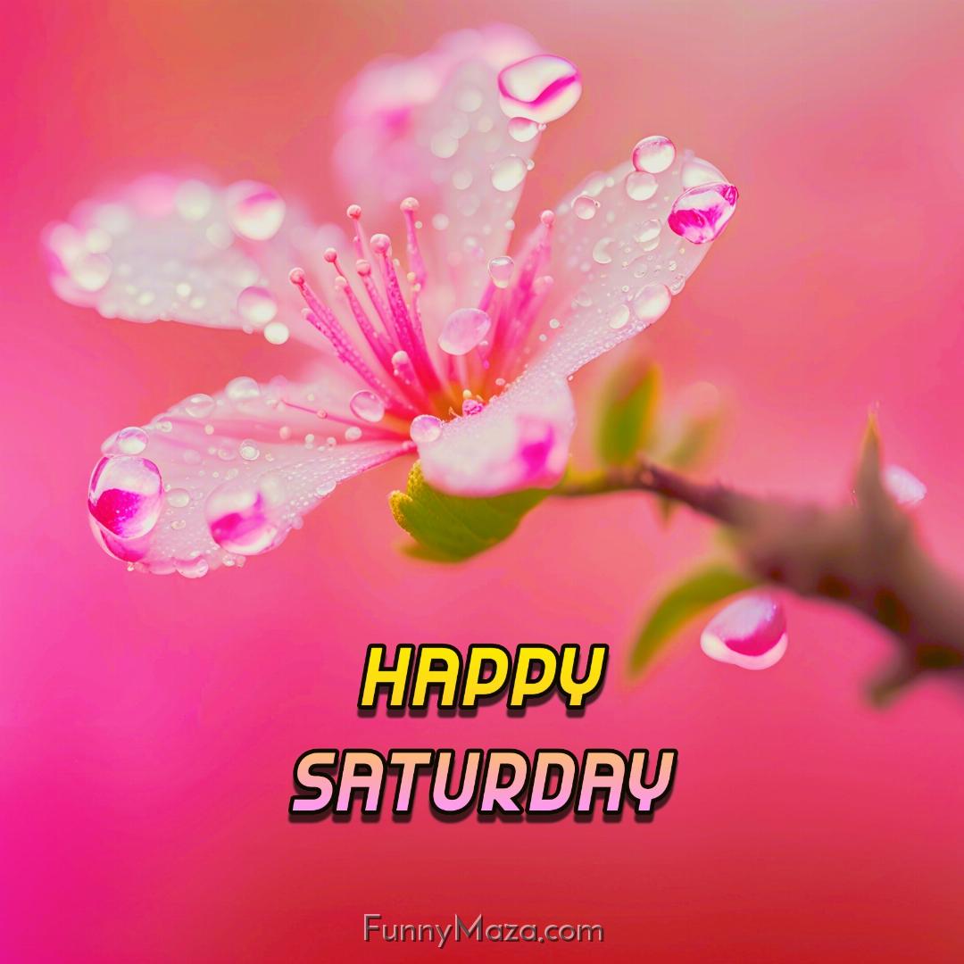 Happy Saturday Dew Drops Images