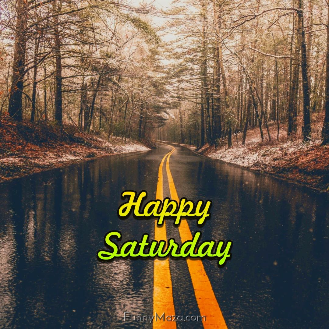 Happy Saturday Rainy Wallpaper