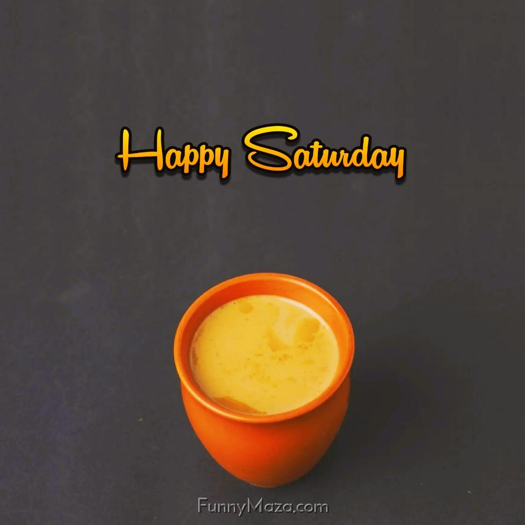 Happy Saturday Tea Wallpaper