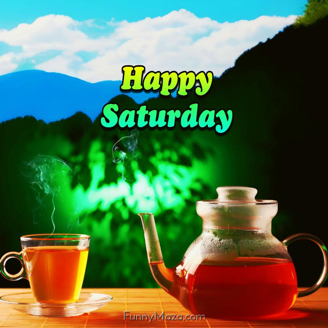 New Happy Saturday Tea Images 2024 HD Download