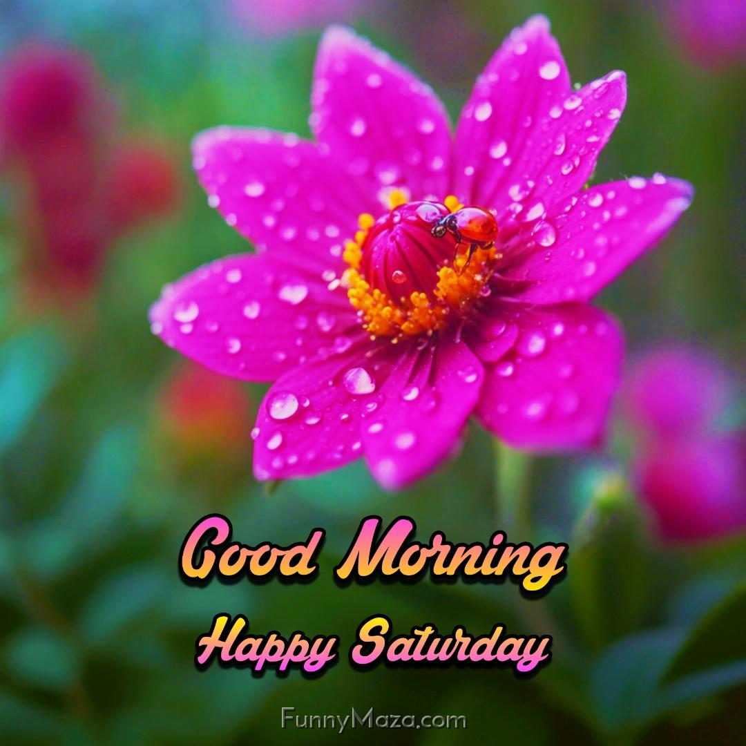 Good Morning Happy Saturday Dew Drops 2024 Images