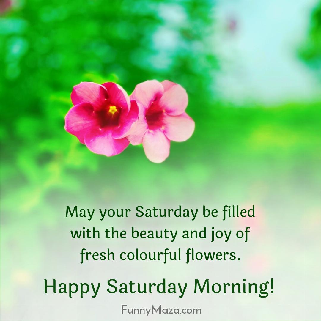 May your Saturday be filled with the beauty and joy of