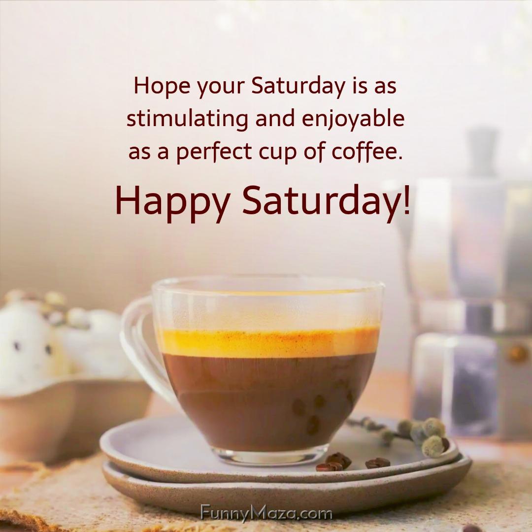 Hope your Saturday is as stimulating and enjoyable as a perfect