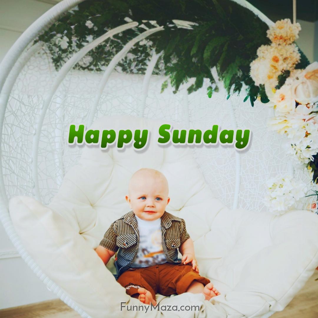 Happy Sunday Baby Wallpaper