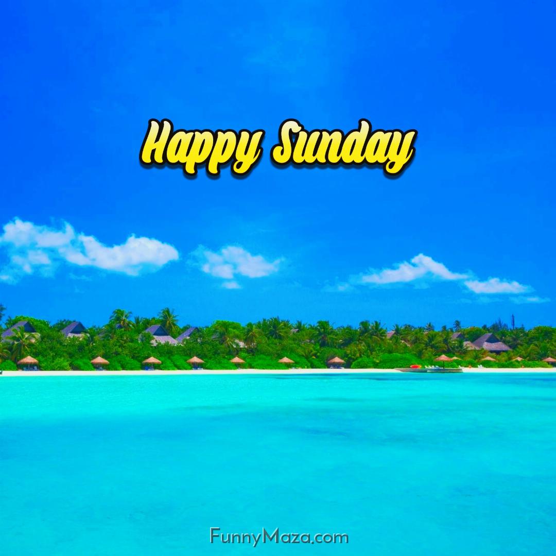 Happy Sunday Beach Images