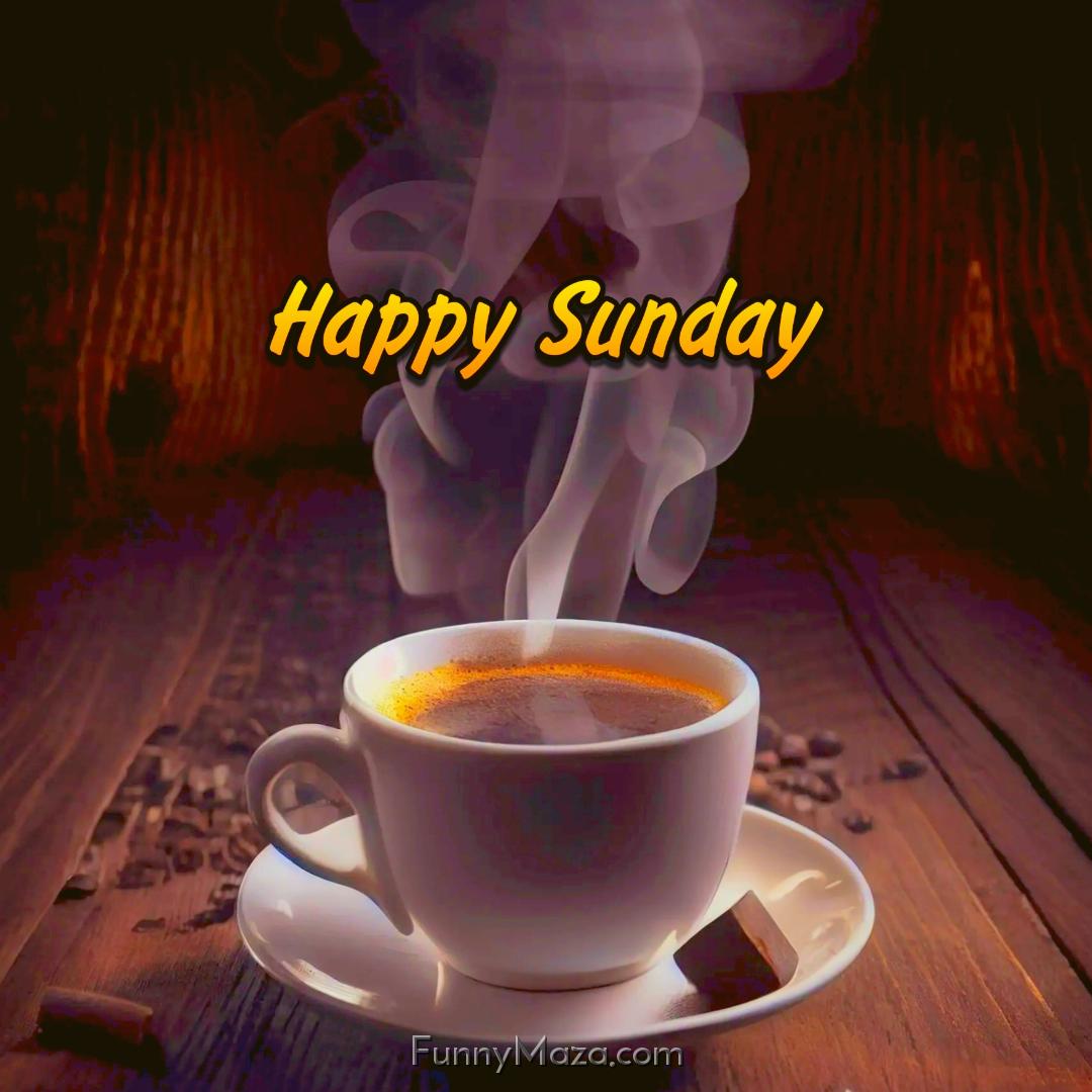 Happy Sunday Coffee Wallpaper