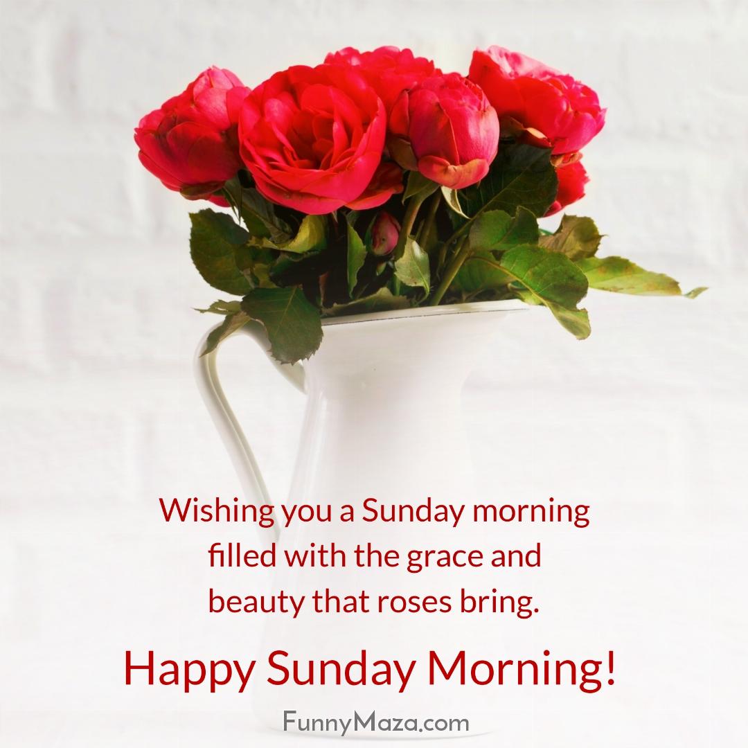 Wishing you a Sunday morning filled with the grace and beauty