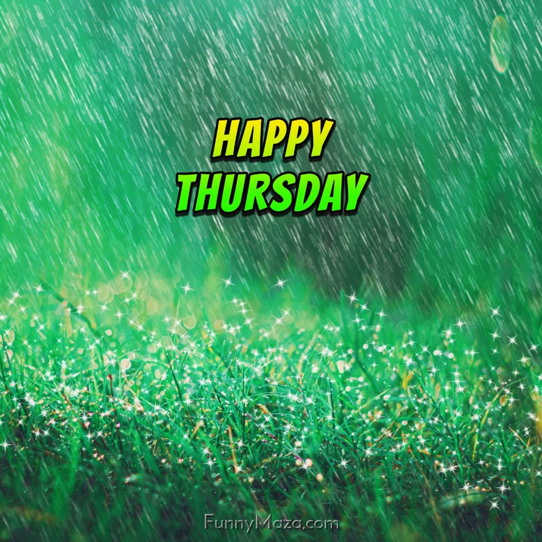 Happy Thursday Rainy 2024 Images