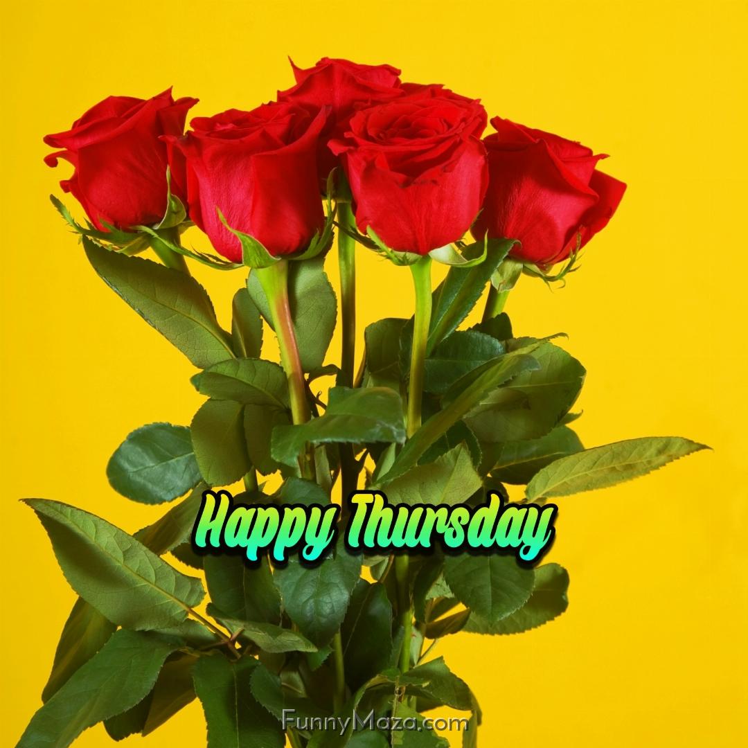 Happy Thursday Rose Love Wallpaper