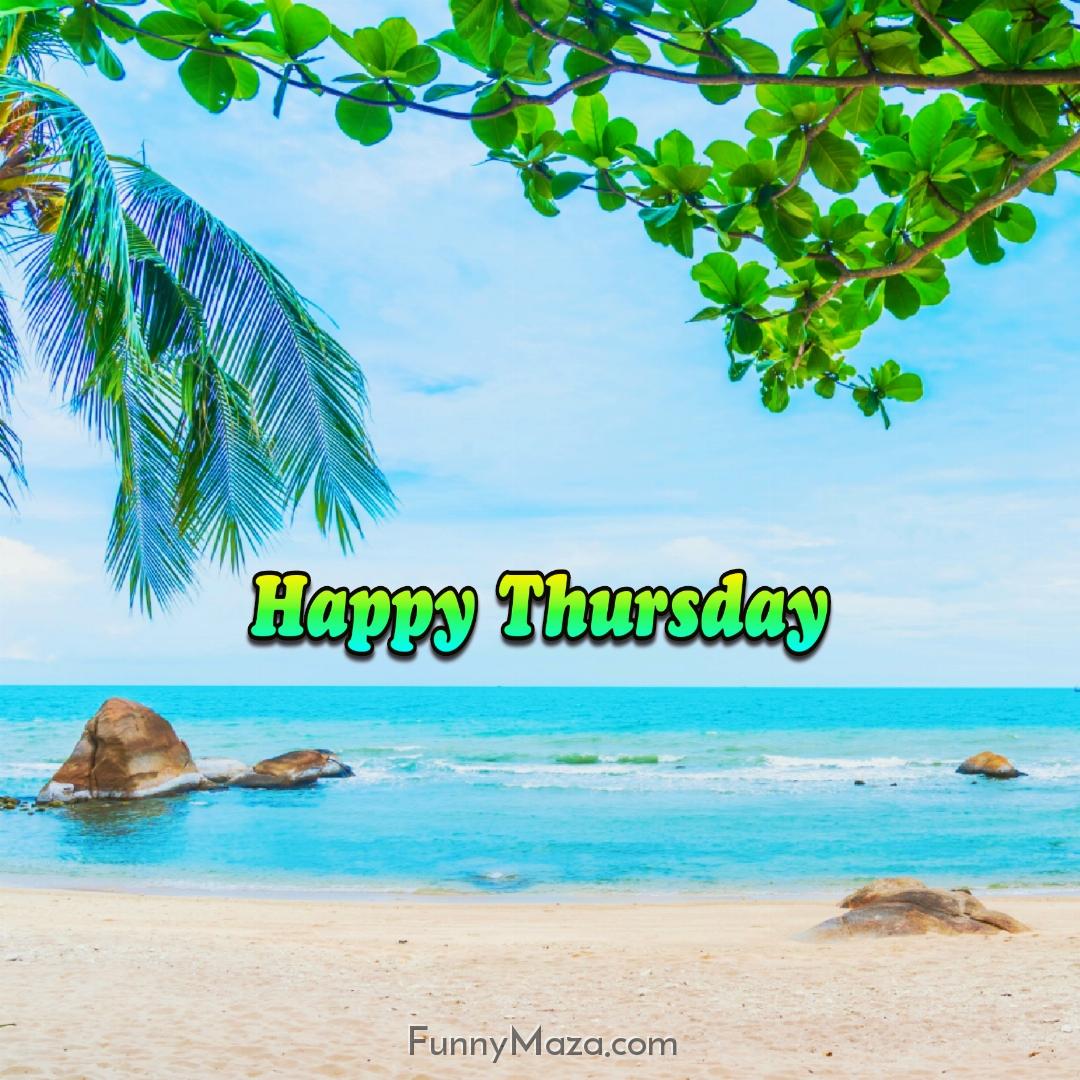 New Happy Thursday Beach Images 2024 HD Download