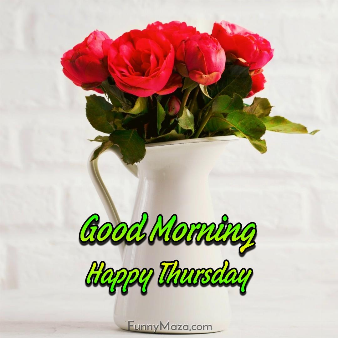 Good Morning Happy Thursday Rose Love Images