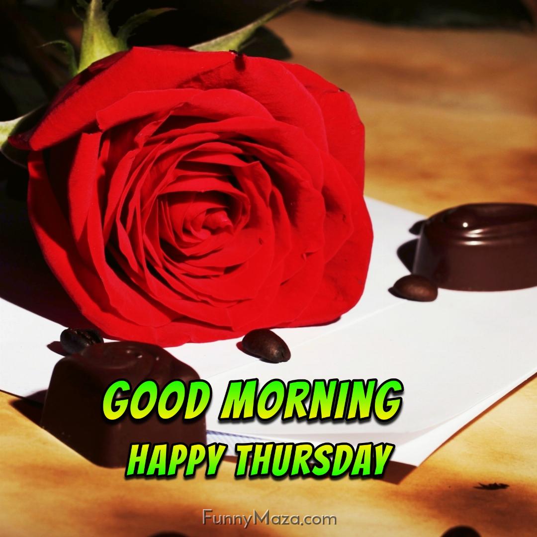 Good Morning Happy Thursday Rose Love Wallpaper