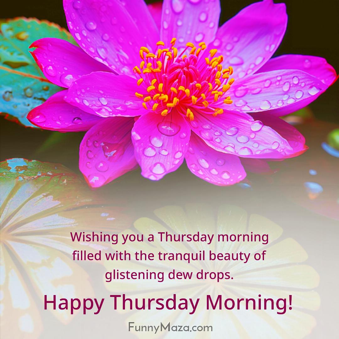 Wishing you a Thursday morning filled with the tranquil beauty of