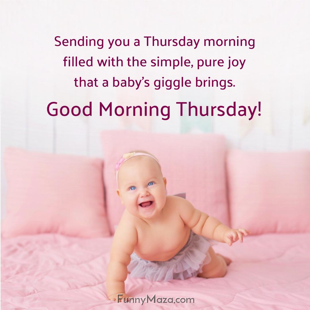 Sending you a Thursday morning filled with the simple pure joy